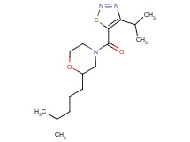 4-[(4-isopropyl-1,2,3-thiadiazol-5-yl)carbonyl]-2-(4-methylpentyl)morpholine