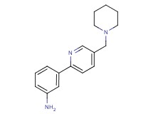 3-[5-(piperidin-1-ylmethyl)pyridin-2-yl]aniline