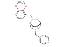 (1S*,5R*)-6-(2,3-dimethoxybenzyl)-3-(4-pyridinylmethyl)-3,6-diazabicyclo[3.2.2]nonane