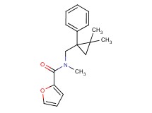 N-[(2,2-dimethyl-1-phenylcyclopropyl)methyl]-N-methyl-2-furamide