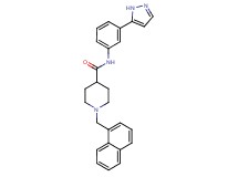 1-(1-naphthylmethyl)-N-[3-(1H-pyrazol-5-yl)phenyl]-4-piperidinecarboxamide