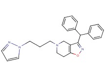 3-(diphenylmethyl)-5-[3-(1H-pyrazol-1-yl)propyl]-4,5,6,7-tetrahydroisoxazolo[4,5-c]pyridine