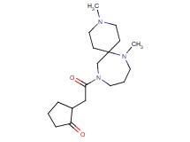 2-[2-(3,7-dimethyl-3,7,11-triazaspiro[5.6]dodec-11-yl)-2-oxoethyl]cyclopentanone