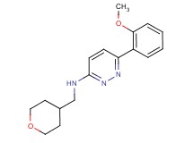6-(2-methoxyphenyl)-N-(tetrahydro-2H-pyran-4-ylmethyl)pyridazin-3-amine