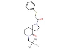 7-(2,2-dimethylpropyl)-2-[(phenylthio)acetyl]-2,7-diazaspiro[4.5]decan-6-one