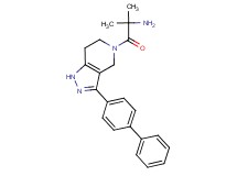 1-(3-biphenyl-4-yl-1,4,6,7-tetrahydro-5H-pyrazolo[4,3-c]pyridin-5-yl)-2-methyl-1-oxopropan-2-amine