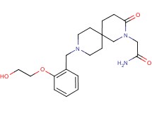 2-{9-[2-(2-hydroxyethoxy)benzyl]-3-oxo-2,9-diazaspiro[5.5]undec-2-yl}acetamide