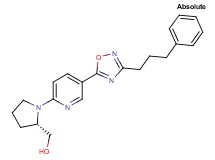 ((2S)-1-{5-[3-(3-phenylpropyl)-1,2,4-oxadiazol-5-yl]-2-pyridinyl}-2-pyrrolidinyl)methanol