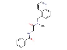 N-{2-[methyl(5-quinolinylmethyl)amino]-2-oxoethyl}benzamide