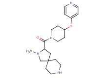 2-methyl-3-{[4-(4-pyridinyloxy)-1-piperidinyl]carbonyl}-2,8-diazaspiro[4.5]decane dihydrochloride