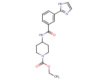ethyl 4-{[3-(1H-imidazol-2-yl)benzoyl]amino}piperidine-1-carboxylate