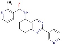 2-methyl-N-[2-(3-pyridinyl)-5,6,7,8-tetrahydro-5-quinazolinyl]nicotinamide