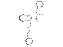 N-benzyl-N-methyl-3-({[2-(4-pyridinyl)ethyl]amino}methyl)imidazo[1,2-a]pyridine-2-carboxamide
