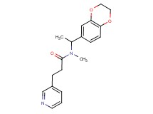 N-[1-(2,3-dihydro-1,4-benzodioxin-6-yl)ethyl]-N-methyl-3-pyridin-3-ylpropanamide