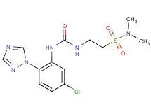 2-[({[5-chloro-2-(1H-1,2,4-triazol-1-yl)phenyl]amino}carbonyl)amino]-N,N-dimethylethanesulfonamide