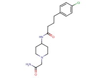 N-[1-(2-amino-2-oxoethyl)-4-piperidinyl]-4-(4-chlorophenyl)butanamide
