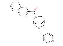 3-{[(1S*,5R*)-3-(4-pyridinylmethyl)-3,6-diazabicyclo[3.2.2]non-6-yl]carbonyl}isoquinoline