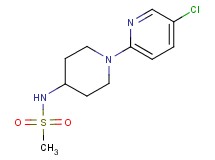 N-[1-(5-chloro-2-pyridinyl)-4-piperidinyl]methanesulfonamide trifluoroacetate
