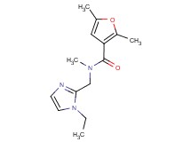 N-[(1-ethyl-1H-imidazol-2-yl)methyl]-N,2,5-trimethyl-3-furamide trifluoroacetate