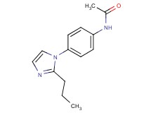 N-[4-(2-propyl-1H-imidazol-1-yl)phenyl]acetamide