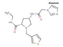 (4S)-N-ethyl-4-[(1H-imidazol-1-ylacetyl)amino]-1-(3-thienylmethyl)-L-prolinamide