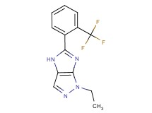 1-ethyl-5-[2-(trifluoromethyl)phenyl]-1,4-dihydroimidazo[4,5-c]pyrazole