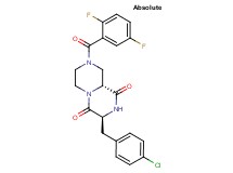 (3S,9aR)-3-(4-chlorobenzyl)-8-(2,5-difluorobenzoyl)tetrahydro-2H-pyrazino[1,2-a]pyrazine-1,4(3H,6H)-dione