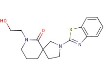 2-(1,3-benzothiazol-2-yl)-7-(2-hydroxyethyl)-2,7-diazaspiro[4.5]decan-6-one