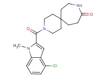 3-[(4-chloro-1-methyl-1H-indol-2-yl)carbonyl]-3,9-diazaspiro[5.6]dodecan-10-one