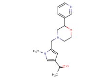 1-{1-methyl-5-[(2-pyridin-3-ylmorpholin-4-yl)methyl]-1H-pyrrol-3-yl}ethanone