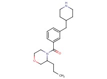 4-[3-(4-piperidinylmethyl)benzoyl]-3-propylmorpholine hydrochloride