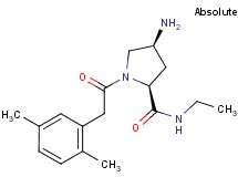 (2S,4S)-4-amino-1-[(2,5-dimethylphenyl)acetyl]-N-ethylpyrrolidine-2-carboxamide