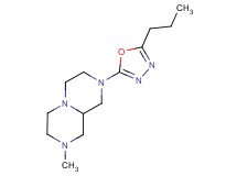 2-methyl-8-(5-propyl-1,3,4-oxadiazol-2-yl)octahydro-2H-pyrazino[1,2-a]pyrazine