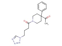 1-{4-phenyl-1-[4-(1H-tetrazol-1-yl)butanoyl]-4-piperidinyl}ethanone