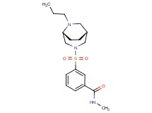 N-methyl-3-{[(1R*,5R*)-6-propyl-3,6-diazabicyclo[3.2.2]non-3-yl]sulfonyl}benzamide