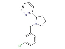 2-[1-(3-chlorobenzyl)pyrrolidin-2-yl]pyridine