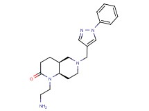 rel-(4aS,8aR)-1-(2-aminoethyl)-6-[(1-phenyl-1H-pyrazol-4-yl)methyl]octahydro-1,6-naphthyridin-2(1H)-one dihydrochloride