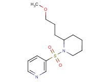 3-{[2-(3-methoxypropyl)-1-piperidinyl]sulfonyl}pyridine