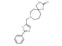 8-[(2-phenyl-1,3-thiazol-5-yl)methyl]-1-oxa-3,8-diazaspiro[4.6]undecan-2-one
