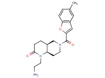 rel-(4aS,8aR)-1-(2-aminoethyl)-6-[(5-methyl-1-benzofuran-2-yl)carbonyl]octahydro-1,6-naphthyridin-2(1H)-one hydrochloride
