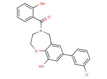 7-(3-chlorophenyl)-4-(2-hydroxybenzoyl)-2,3,4,5-tetrahydro-1,4-benzoxazepin-9-ol