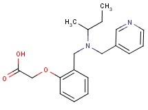 (2-{[sec-butyl(pyridin-3-ylmethyl)amino]methyl}phenoxy)acetic acid