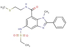 5-[(ethylsulfonyl)amino]-1-methyl-N-[2-(methylthio)ethyl]-2-phenyl-1H-benzimidazole-7-carboxamide