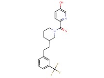 6-[(3-{2-[3-(trifluoromethyl)phenyl]ethyl}-1-piperidinyl)carbonyl]-3-pyridinol