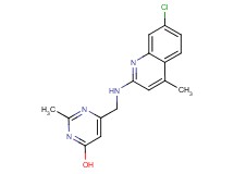 6-{[(7-chloro-4-methylquinolin-2-yl)amino]methyl}-2-methylpyrimidin-4-ol