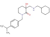 3-{[(cyclohexylmethyl)amino]methyl}-3-hydroxy-1-(4-isopropylbenzyl)piperidin-2-one