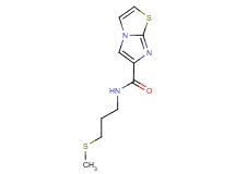 N-[3-(methylthio)propyl]imidazo[2,1-b][1,3]thiazole-6-carboxamide