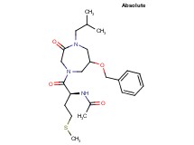 N-[(1S)-1-{[6-(benzyloxy)-4-isobutyl-3-oxo-1,4-diazepan-1-yl]carbonyl}-3-(methylthio)propyl]acetamide