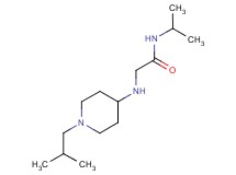 2-[(1-isobutylpiperidin-4-yl)amino]-N-isopropylacetamide