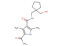 5-acetyl-N-{[1-(hydroxymethyl)cyclopentyl]methyl}-2,4-dimethyl-1H-pyrrole-3-carboxamide